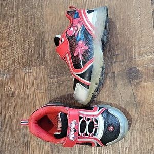 Little Boys Spider-Man Casual Sneakers | Size 9 | Light-Up Sneakers